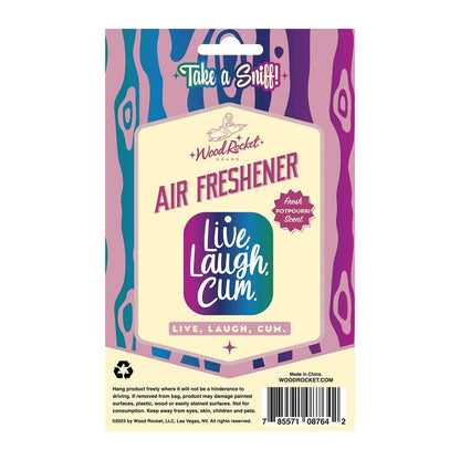 Wood Rocket LLC Live Laugh Cum Air Freshner