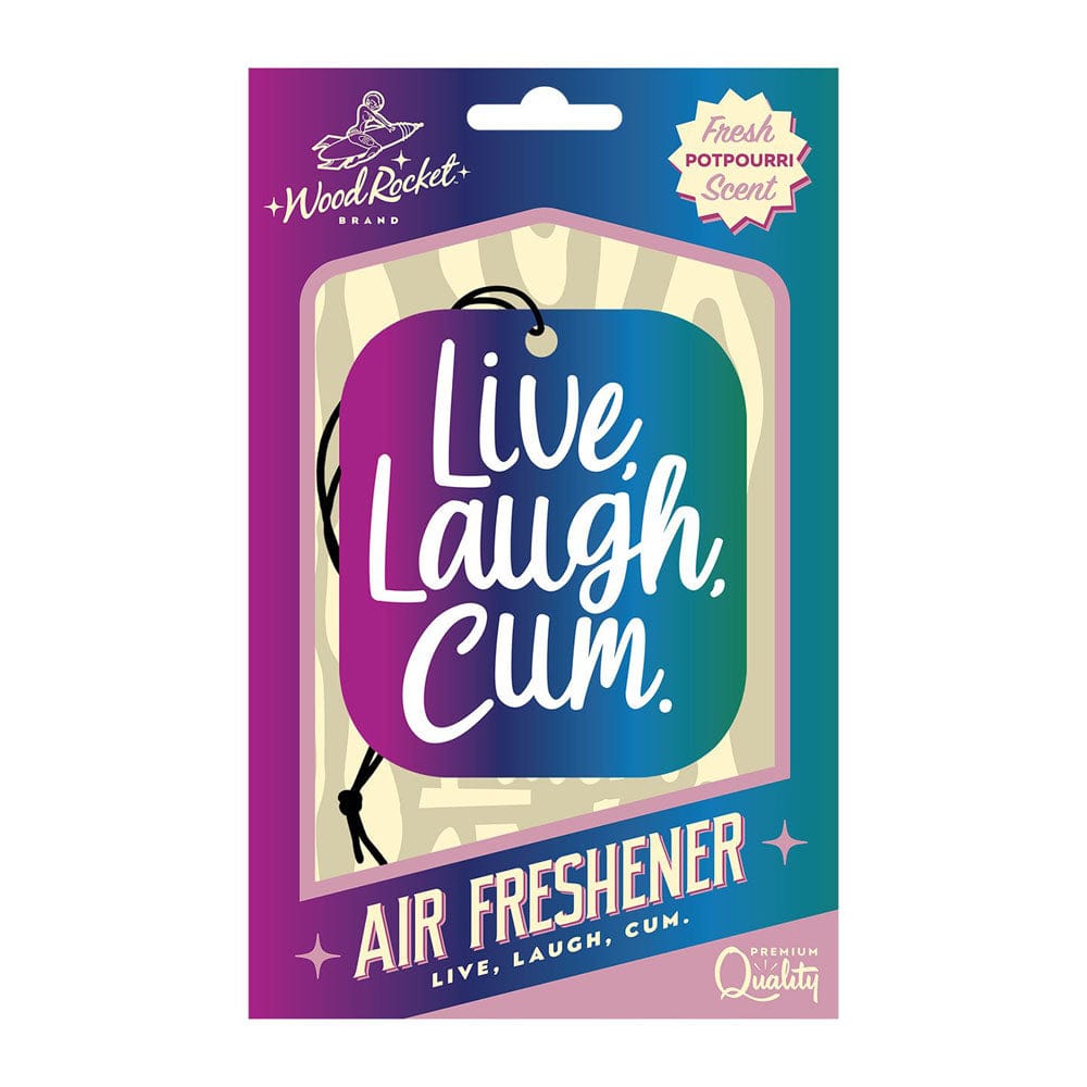 Wood Rocket LLC Live Laugh Cum Air Freshner