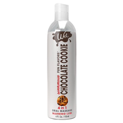 Wet Fun Flavors 4-in-1 Chocolate Cookie Warming Lubricant - XOXTOYS