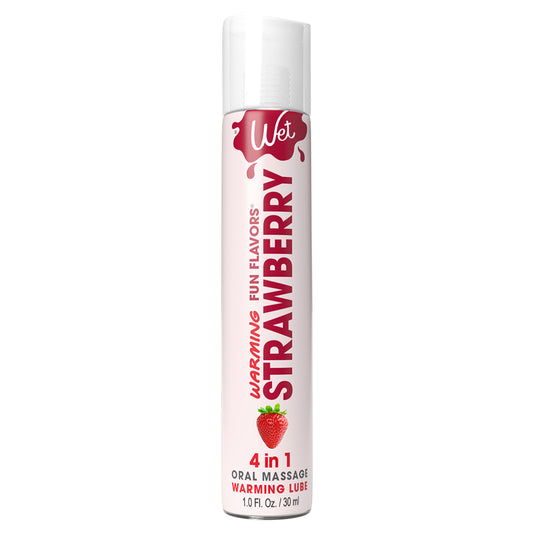 Wet Fun Flavors 4-in-1 Strawberry Warming Lubricant - XOXTOYS