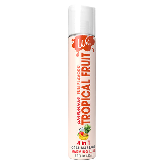 Wet Fun Flavors 4-in-1 Tropical Fruit Warming Lubricant - XOXTOYS