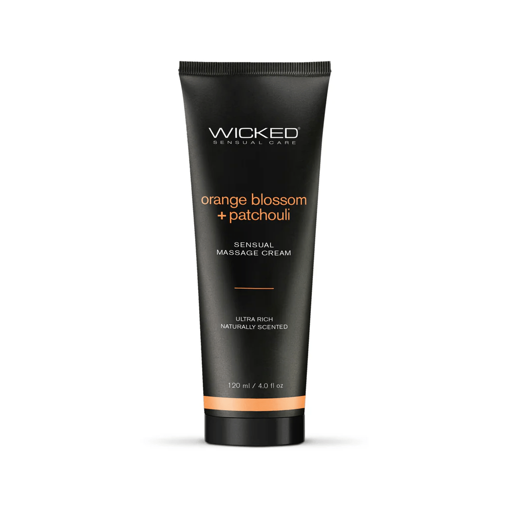 Wicked Lubes & Lotions Wicked Sensual Massage Cream Orange Blossom + Patchouli