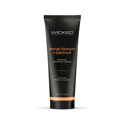 Wicked Lubes & Lotions Wicked Sensual Massage Cream Orange Blossom + Patchouli