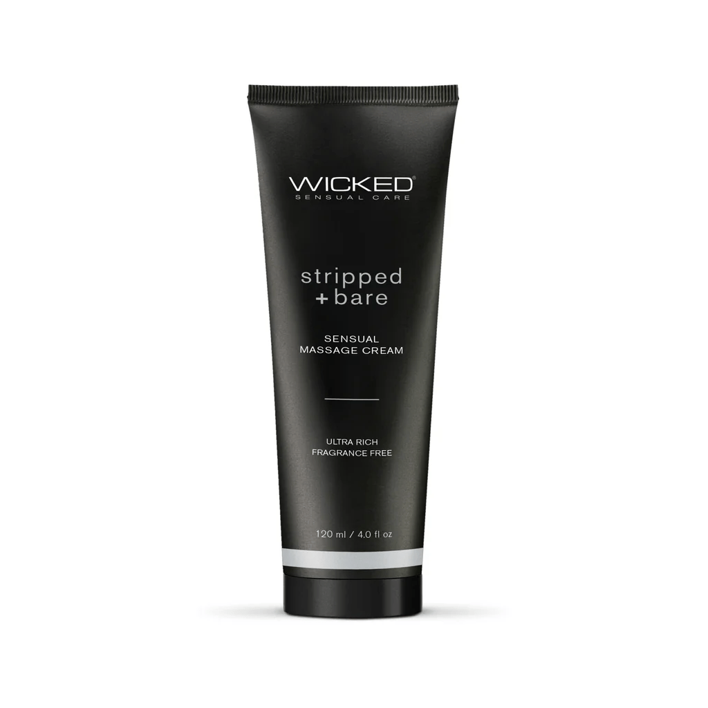 Wicked Lubes & Lotions Wicked Sensual Massage Cream Stripped & Bare