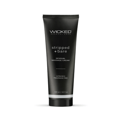 Wicked Lubes & Lotions Wicked Sensual Massage Cream Stripped & Bare