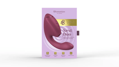 Womanizer Vibrator Dusky Pink Womanizer Next Duo Clitoral & G-Spot Dual Stimulator
