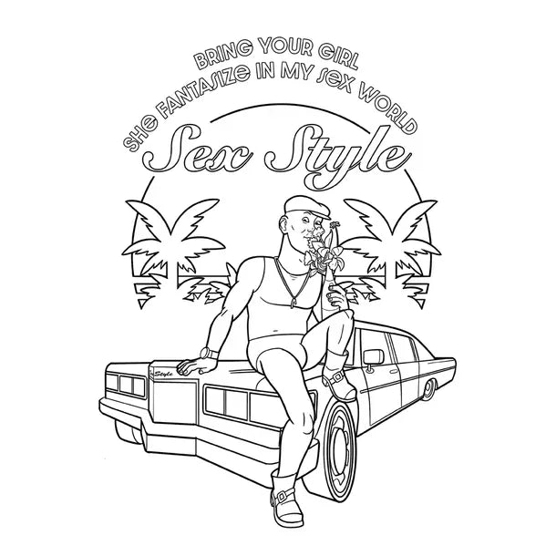 Wood Rocket Books Wood Rocket Sex Style Adult Coloring Book