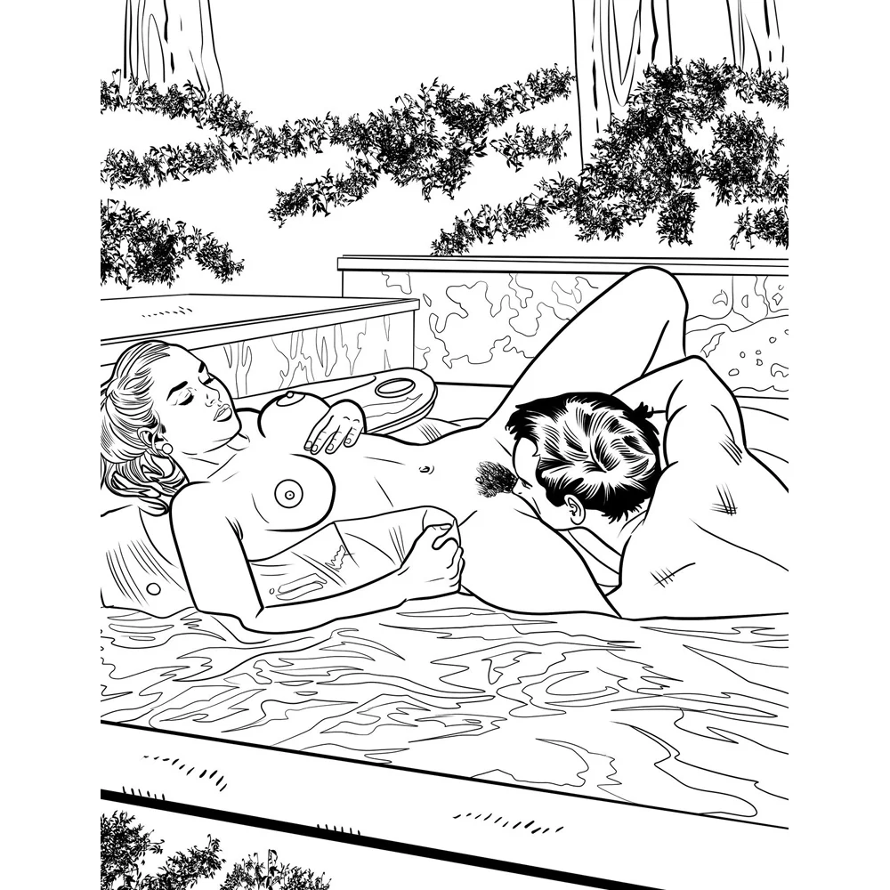 Wood Rocket Books Wood Rocket The Oral Sex Coloring Book