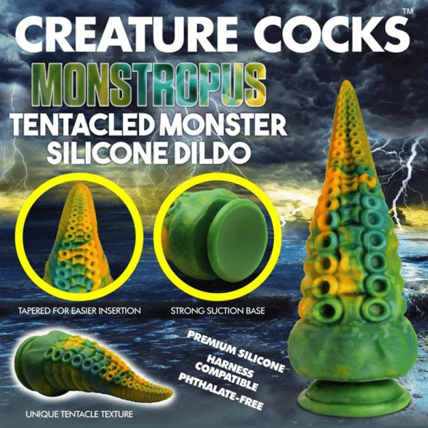 Creature Cocks Silicone Dildo Creature Cocks Monstropus Tentacled Monster Silicone Dildo