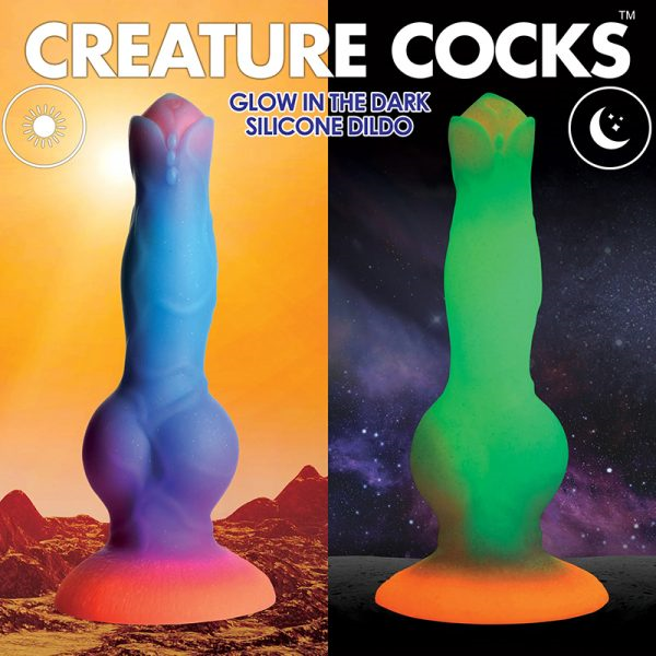 Creature Cocks Glow-in-the-Dark Space Cock - XOXTOYS