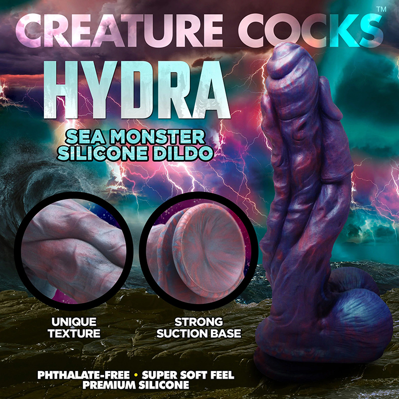 Creature Cocks Hydra Sea Monster Silicone Dildo - XOXTOYS