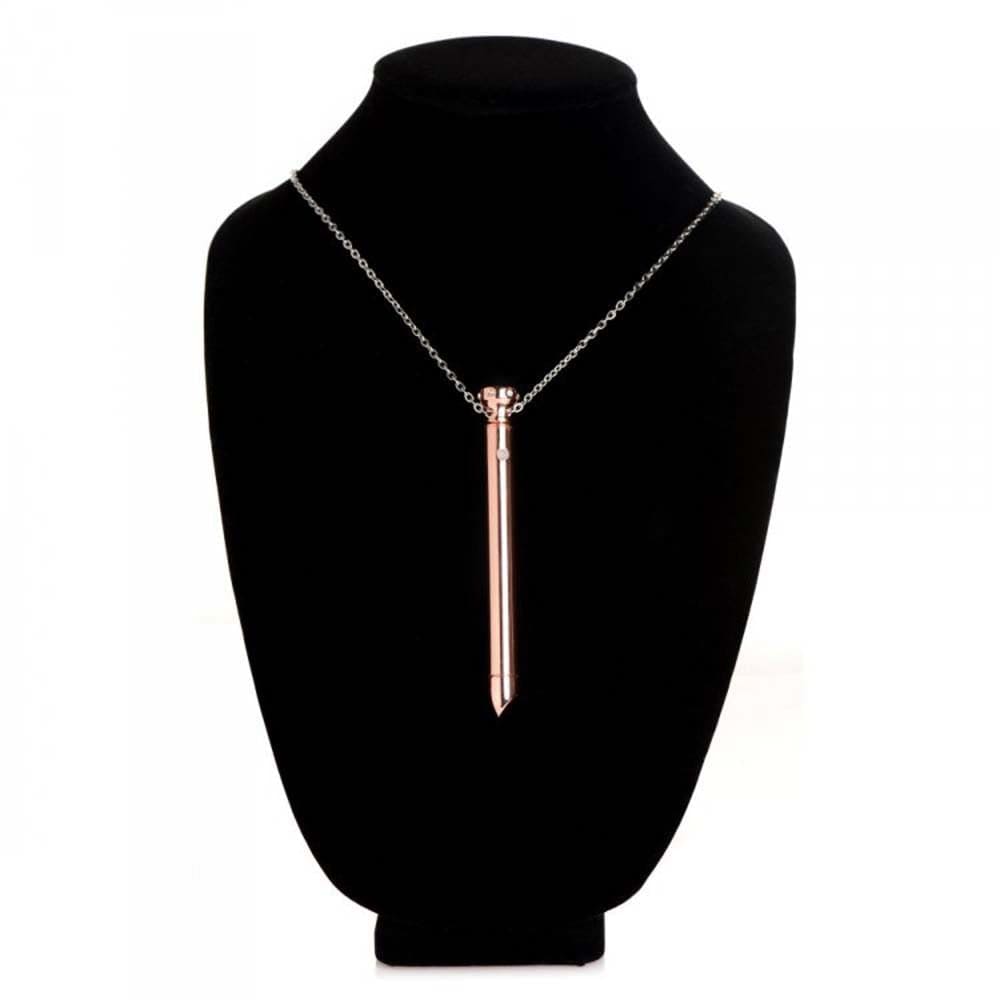 XR LLC 7X Vibrating Necklace - Rose Gold *