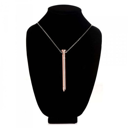 XR LLC 7X Vibrating Necklace - Rose Gold *