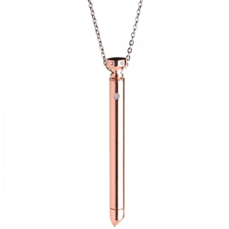 XR LLC 7X Vibrating Necklace - Rose Gold *