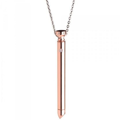 XR LLC 7X Vibrating Necklace - Rose Gold *