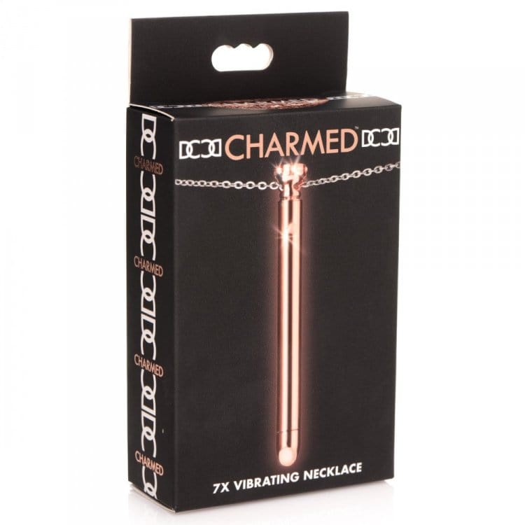 XR LLC 7X Vibrating Necklace - Rose Gold *