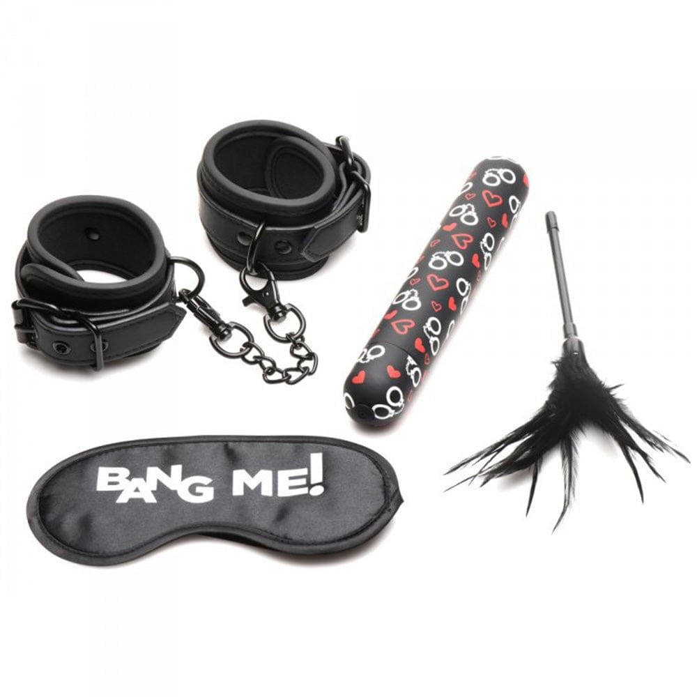 XR LLC Bondage Kit - XL Bullet, Cuffs, Tickler