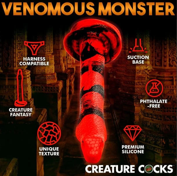 Creature Cocks Creature Cocks King Cobra X-Large 18" Silicone Dong