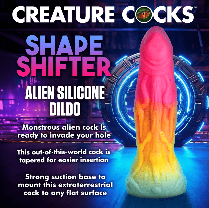 Creature Cocks Creature Cocks Shape Shifter Alien Silicone Dildo