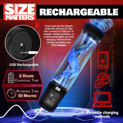 XR LLC 5X Sucking Penis Pump W/ Attachments