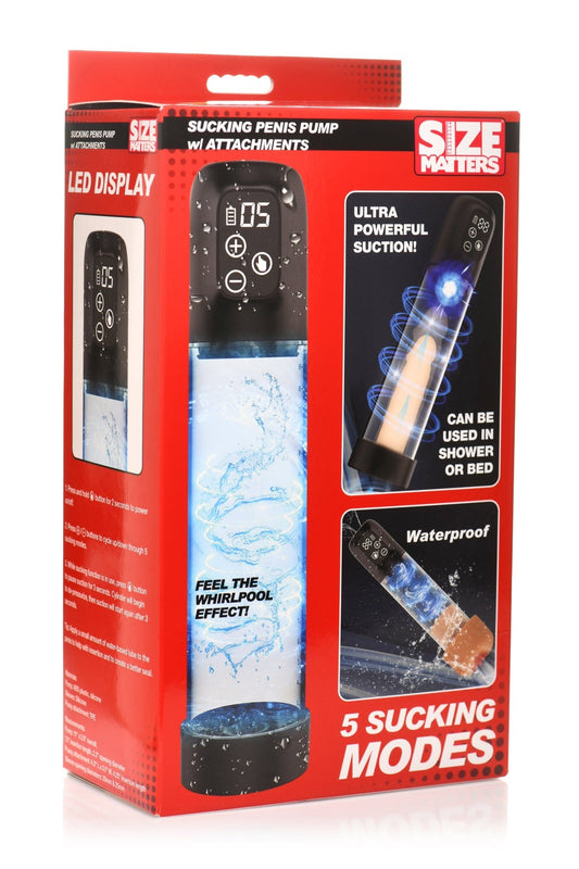 XR LLC 5X Sucking Penis Pump W/ Attachments