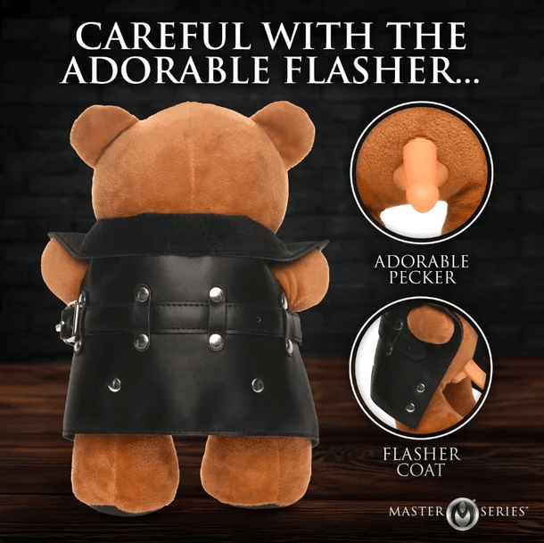 Master Series Novelties & Parties Master Series The Flasher Exhibitionist Teddy Bear