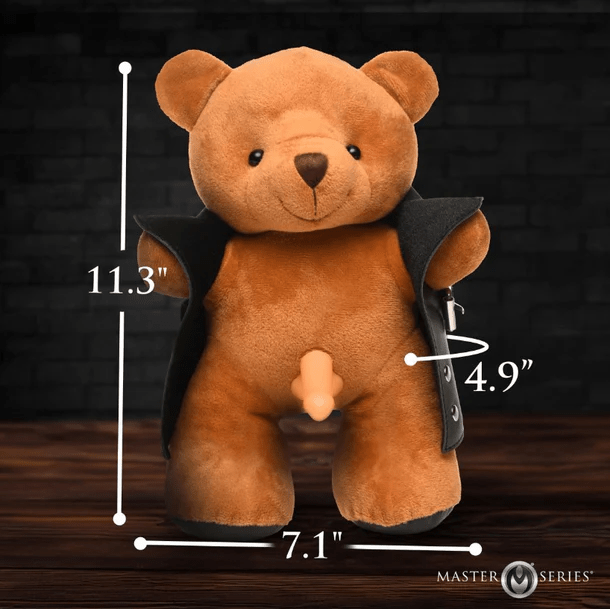 Master Series Novelties & Parties Master Series The Flasher Exhibitionist Teddy Bear