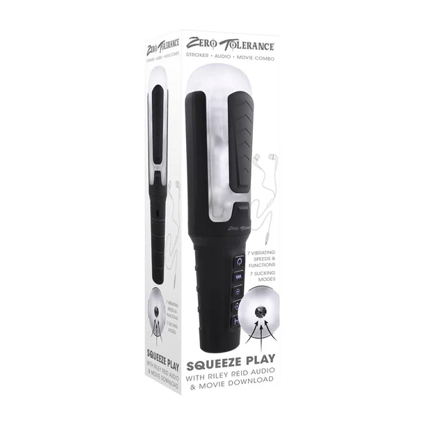Zero Tolerance Male Masturbators Zero Tolerance Squeeze Play with Riley Reid Audio Stroker