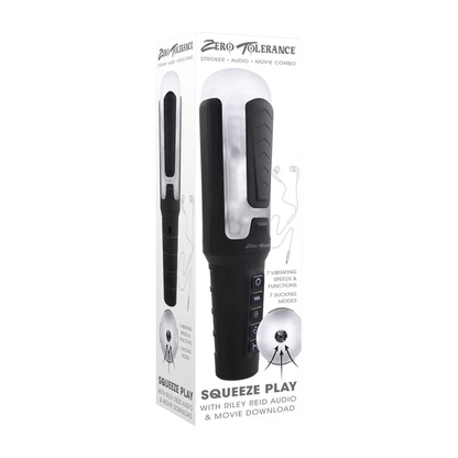 Zero Tolerance Male Masturbators Zero Tolerance Squeeze Play with Riley Reid Audio Stroker