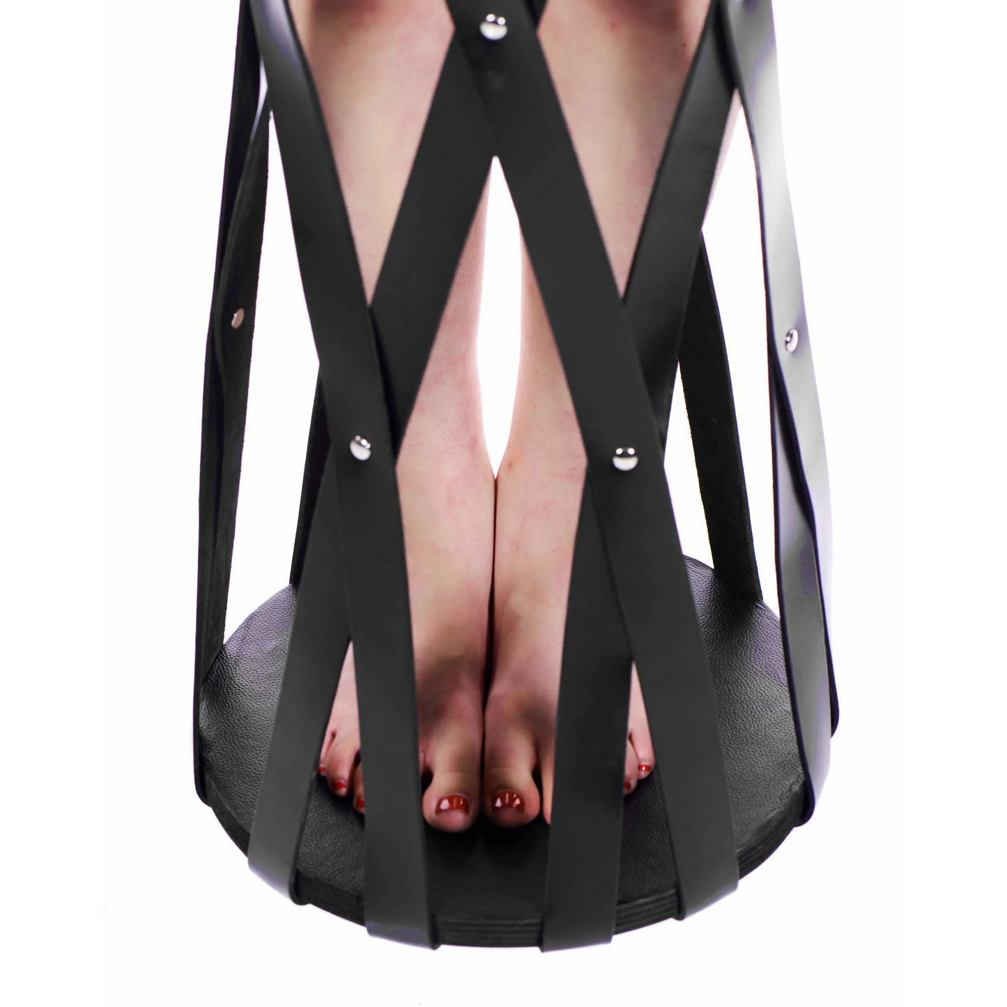 Strict Leather Hanging Leather Strap Cage - XOXTOYS