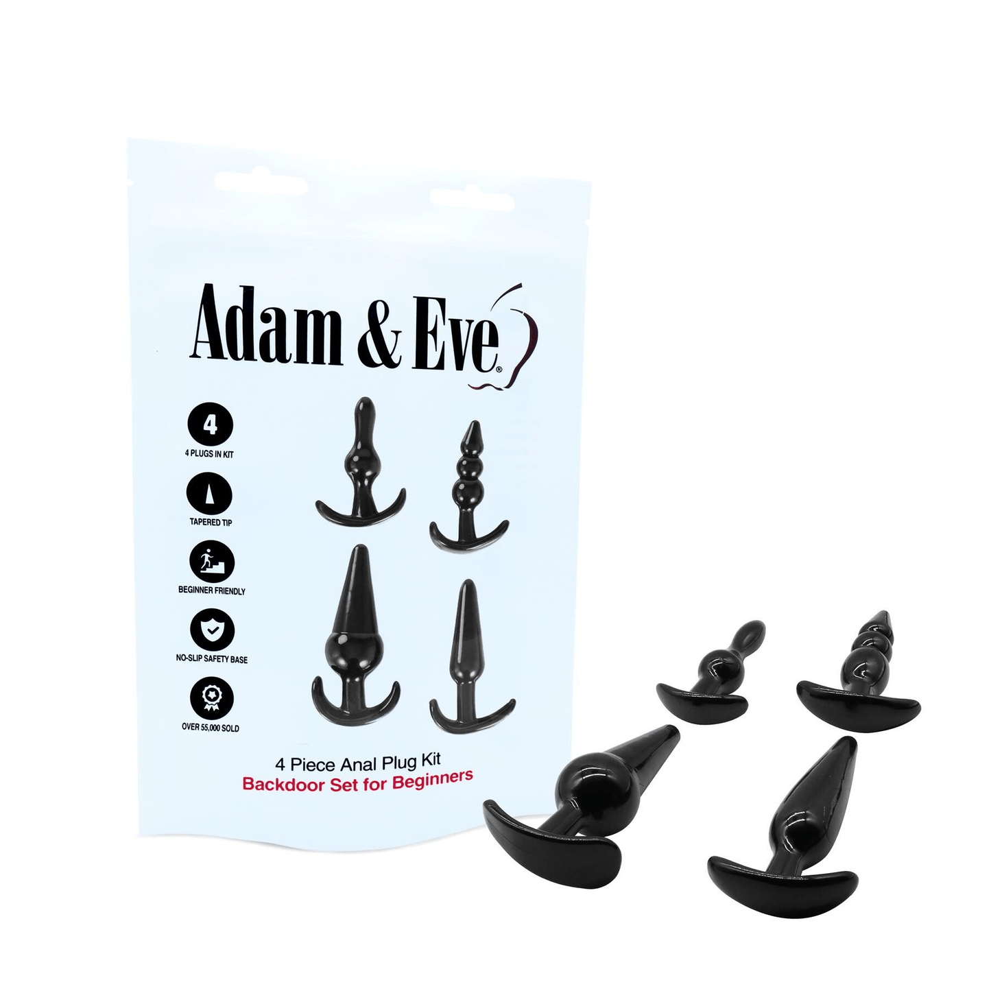 Adam & Eve Anal Toys Adam & Eve 4-Piece Anal Plug Kit