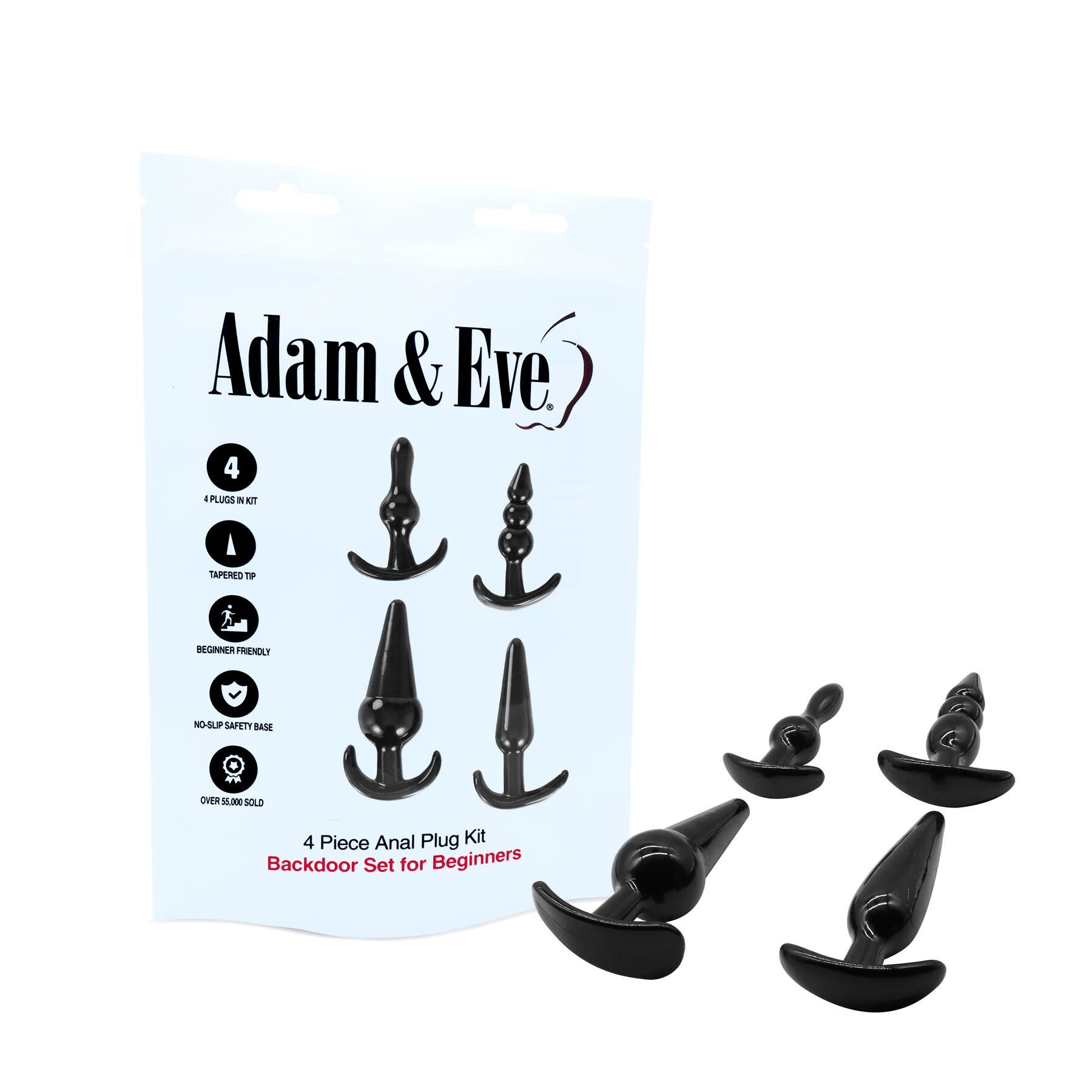 Adam & Eve Anal Toys Adam & Eve 4-Piece Anal Plug Kit