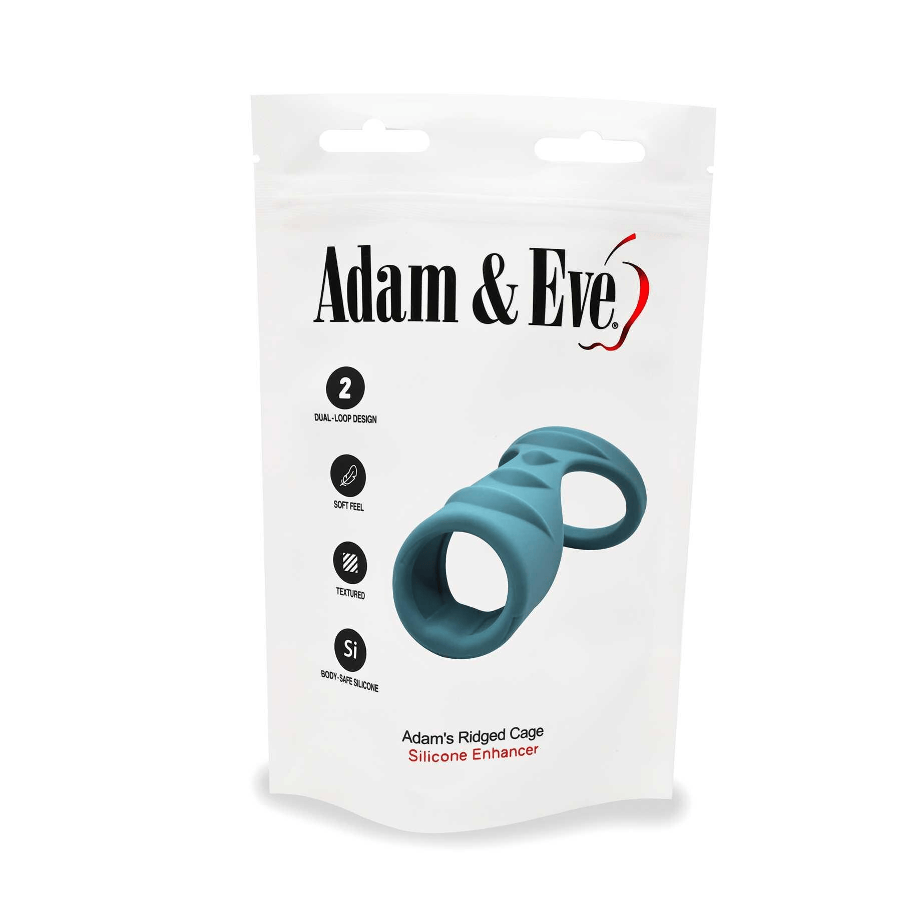 Adam & Eve Cock Rings Adam & Eve Adam's Ridged Cage Silicone Enhancer