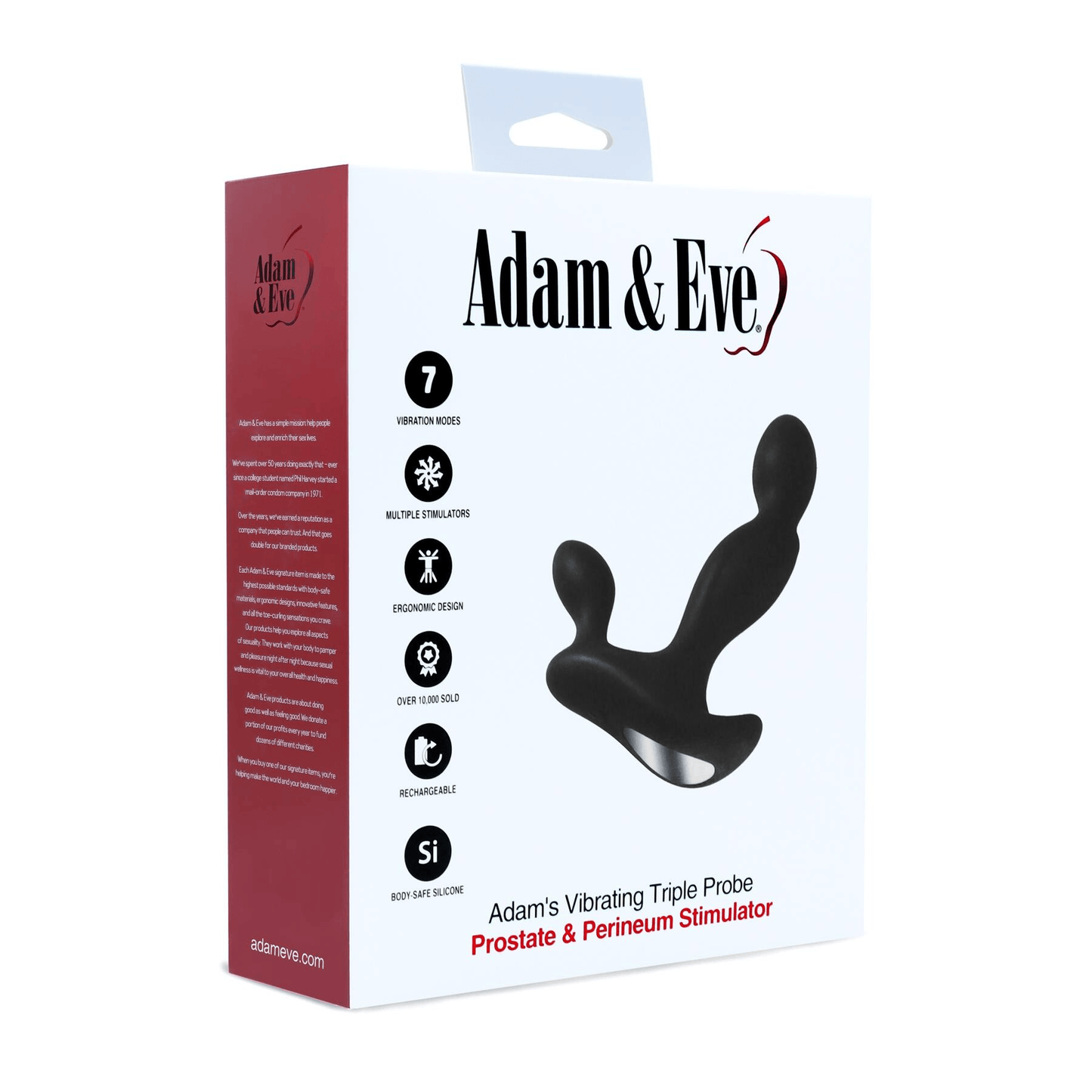 Adam & Eve Prostate Massager Adam & Eve Adam's Vibrating Triple Probe