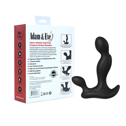 Adam & Eve Prostate Massager Adam & Eve Adam's Vibrating Triple Probe