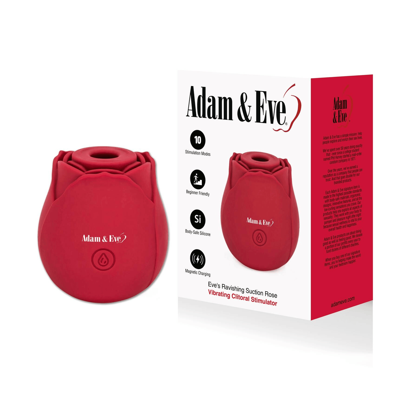 Adam & Eve Adam & Eve Eve’s Ravishing Suction Rose Vibrating Clitoral Stimulator