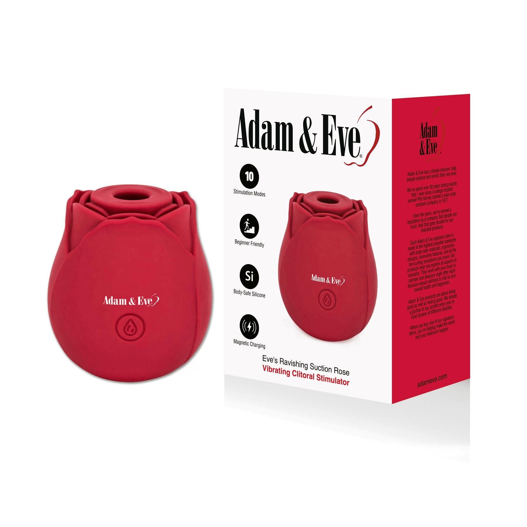 Adam & Eve Adam & Eve Eve’s Ravishing Suction Rose Vibrating Clitoral Stimulator