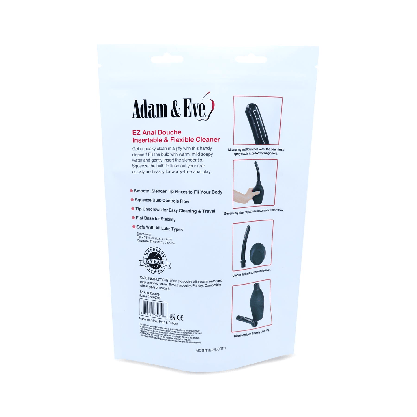 Adam & Eve Douche/Enema Adam & Eve EZ Anal Douche