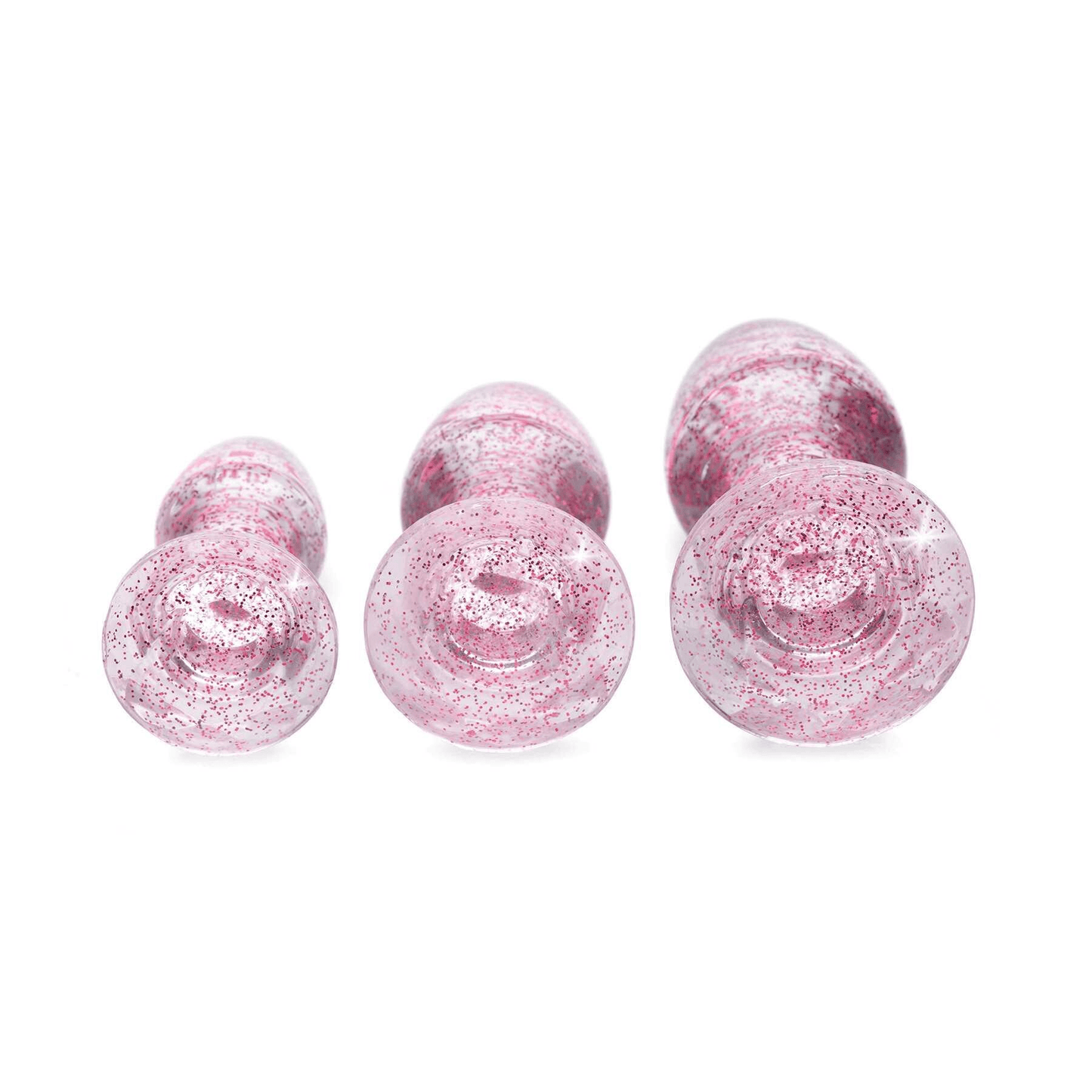 Adam & Eve Anal Toys Adam & Eve Glitter Gem Butt Plug Set