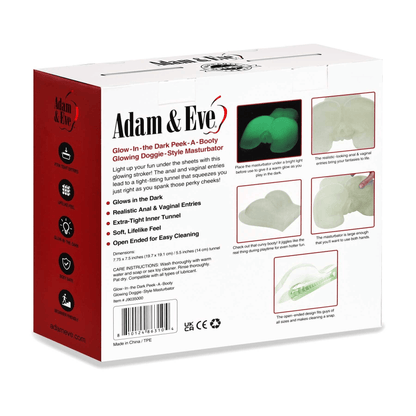 Adam & Eve Male Masturbators Adam & Eve Glow-In-The-Dark Peek-A-Booty Masturbator