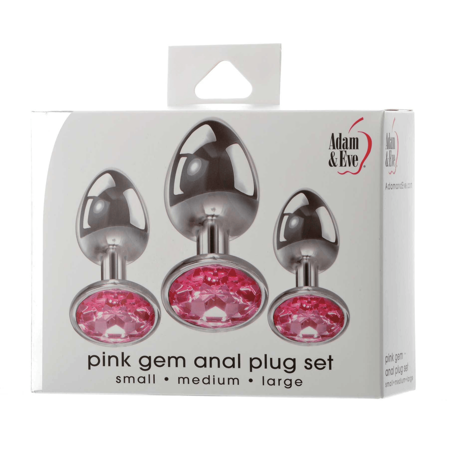 Adam & Eve Anal Toys Adam & Eve Pink Gem Anal Plug Set