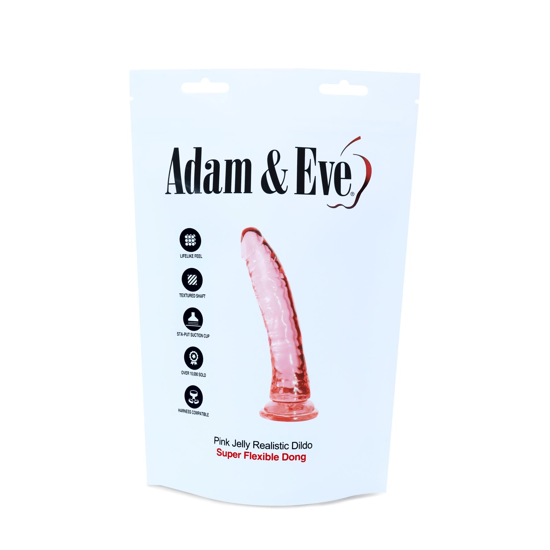 Adam & Eve Dildo Adam & Eve Pink Jelly Realistic Dildo