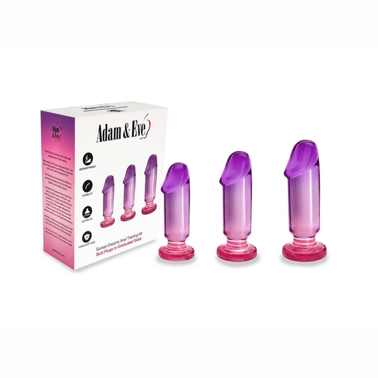 Adam & Eve Anal Toys Adam & Eve Sunset Dreams Anal Plug Training Kit