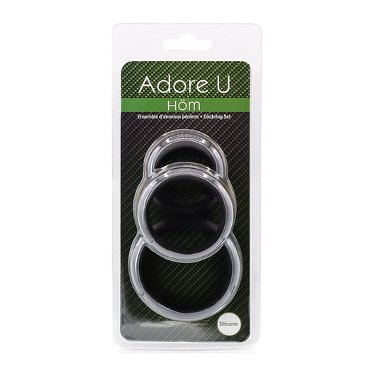 Adore U Cock Rings Adore U Höm Cockring Set