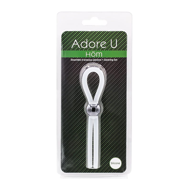 Adore U Cock Rings Clear Adore U Höm Lasso Adjustable Silicone Cock Ring