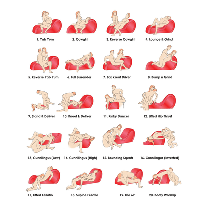 Master Series Sex Furniture Master Series Kinky Couch Sex Chaise Lounge With Love Pillows