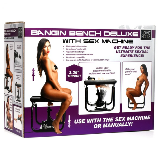 LoveBotz Deluxe Bangin' Bench With Sex Machine - XOXTOYS