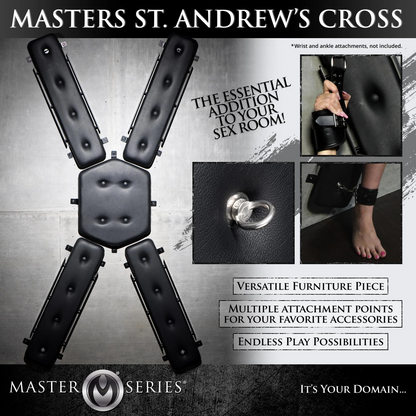 Master Series St. Andrew's Cross - XOXTOYS