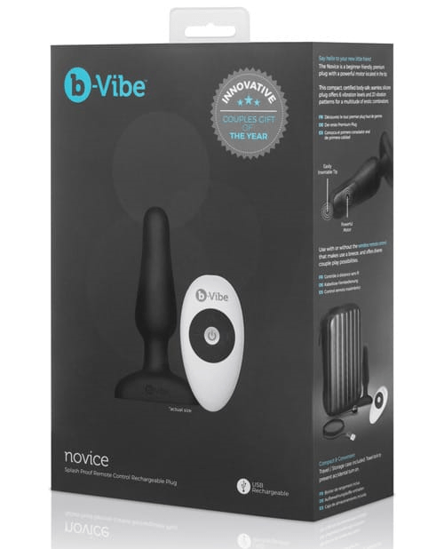 b-Vibe Anal Toys b-Vibe Novice Plug