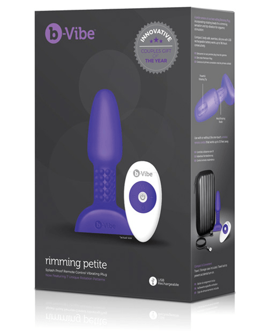 b-Vibe Anal Toys Purple b-Vibe Rimming Petite Plug